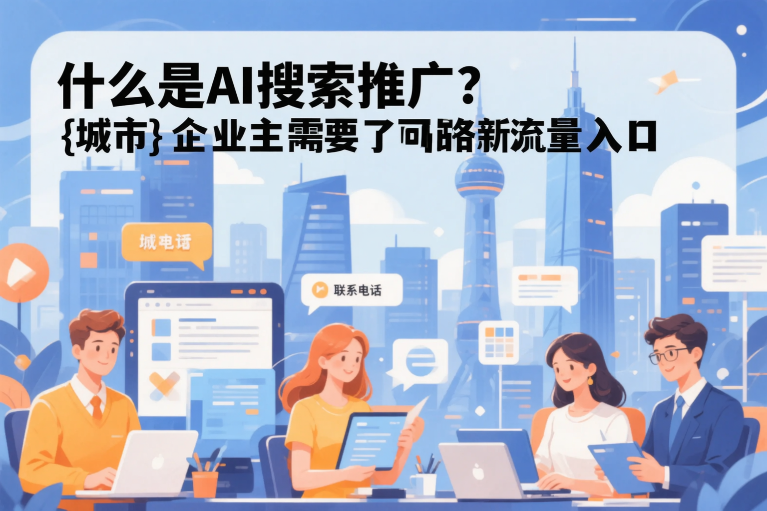 什么是AI搜索推广？七台河企业主需要了解的新流量入口