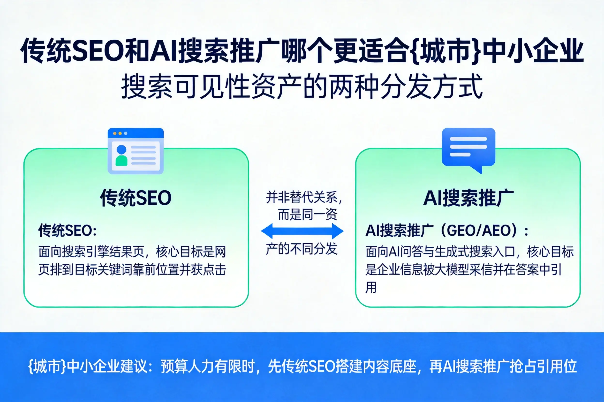 传统SEO和AI搜索推广哪个更适合七台河中小企业