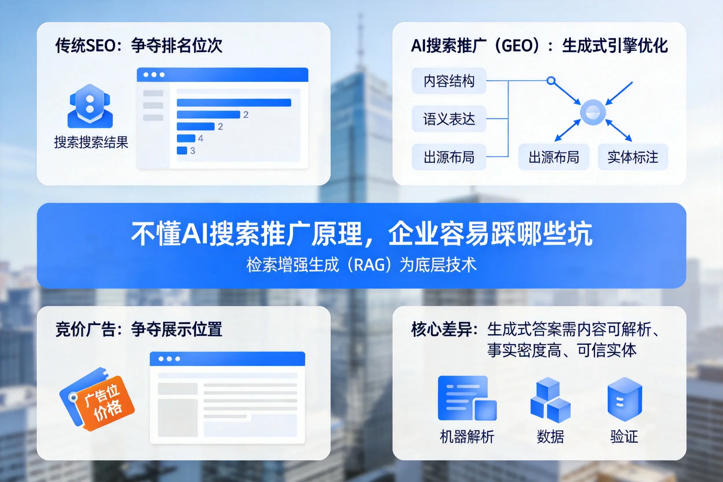 不懂AI搜索推广原理，七台河企业容易踩哪些坑