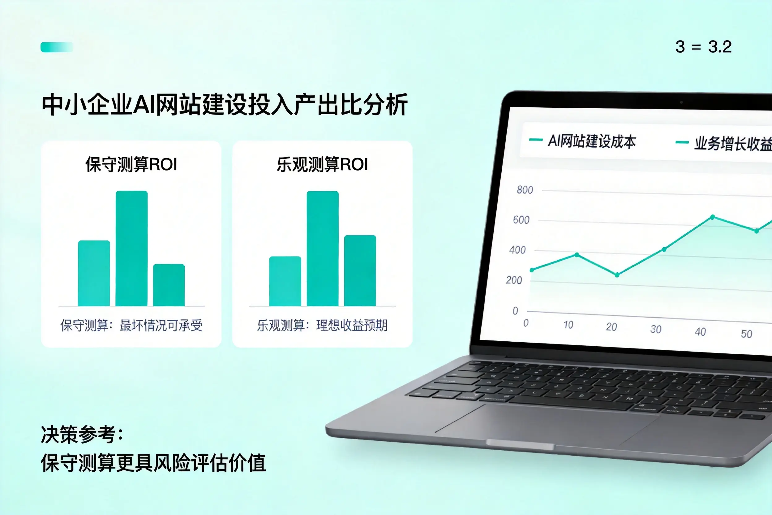 七台河中小企业AI网站建设投入产出比怎么算?先看这份分析