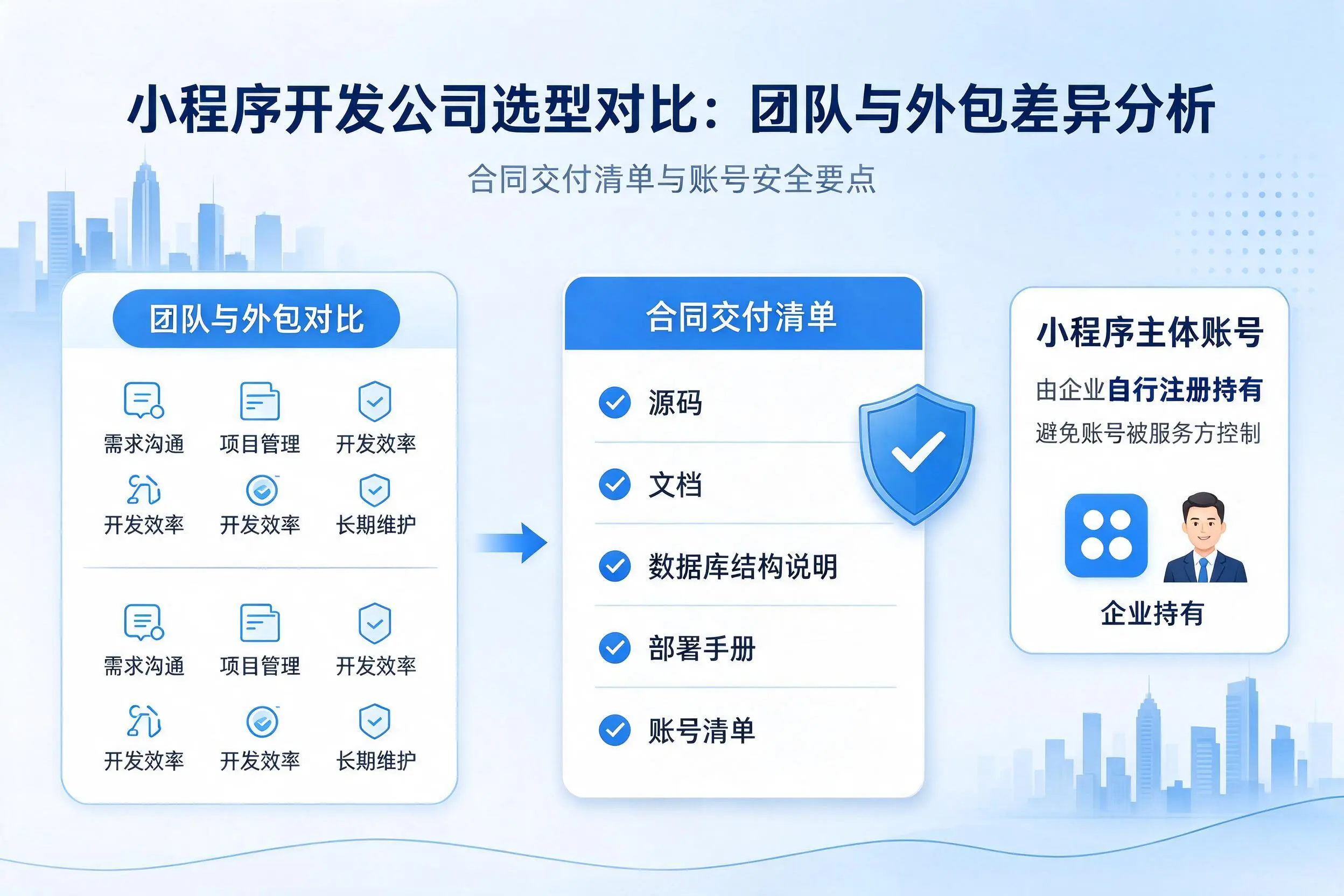 七台河小程序开发公司选型对比:团队与外包差异分析