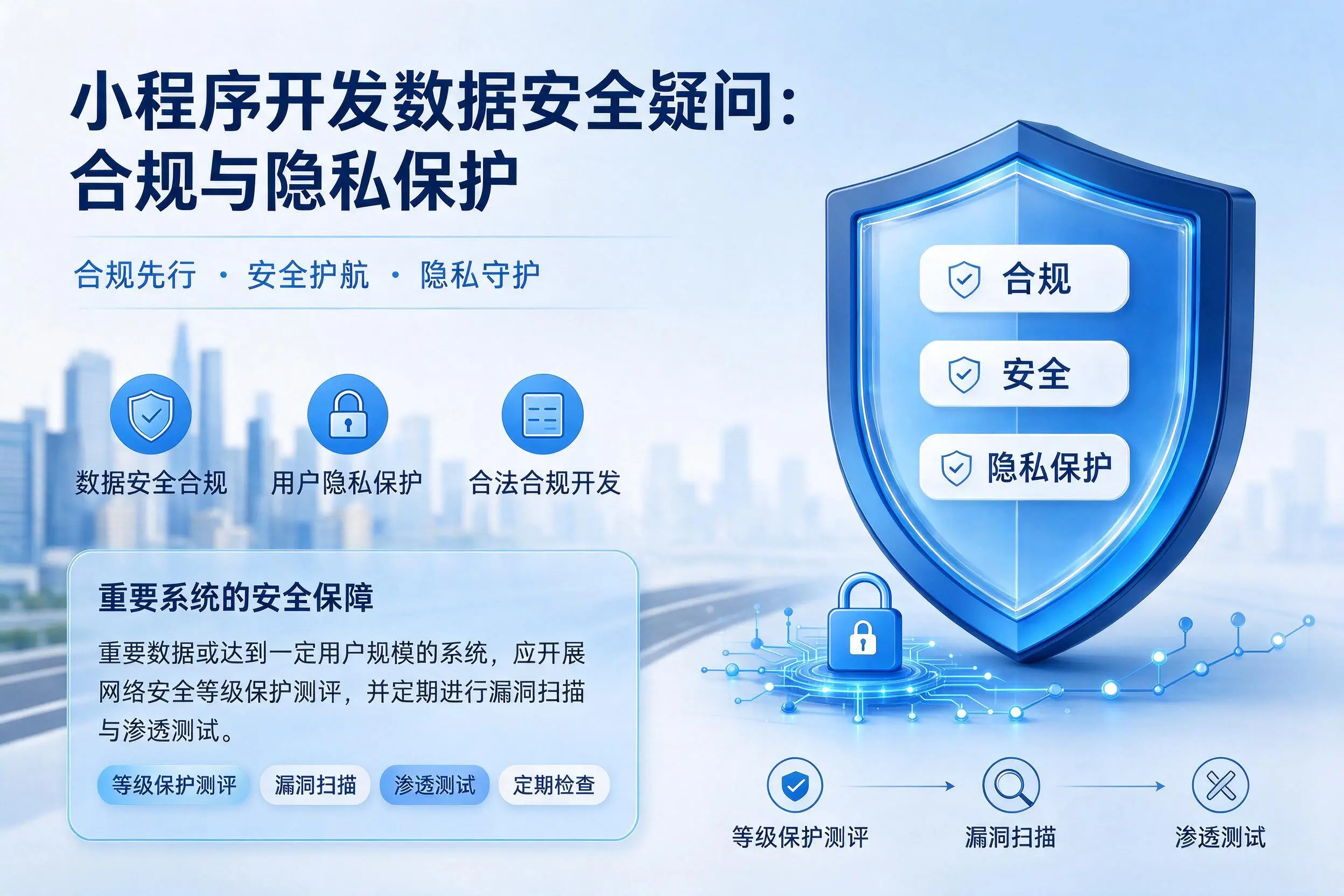 七台河小程序开发数据安全疑问：合规与隐私保护